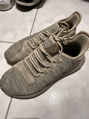 adidas Men’s Neutral Knit Sneaker in Light Beige